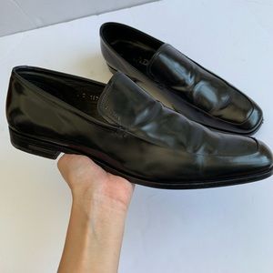 Prada Black Loafer Dress Shoes